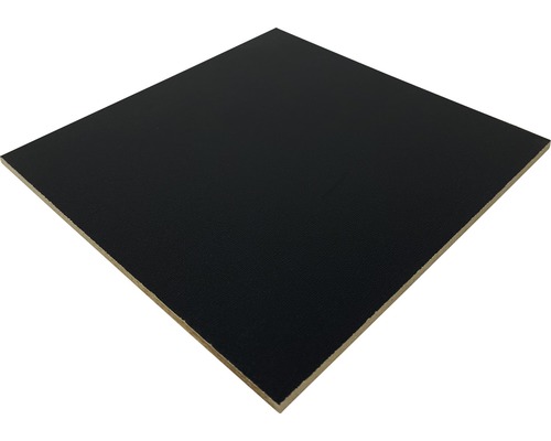 Fixmaß Dünn-MDF Platte einseitig schwarz 800x600x3 mm