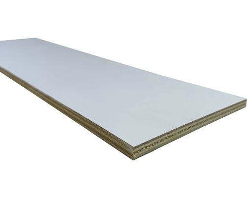 Fixmaß Sperrholz Pappel einseitig weiß 800x600x4 mm