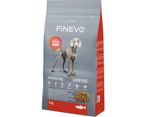 Hundefutter trocken FINEVO Sensitive Dog Lachs getreidefrei 3 kg-0