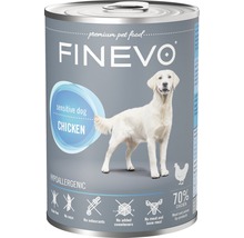Hundefutter nass FINEVO Sensitive Dog Huhn pur 400 g, Monoprotein, Singleprotein-thumb-0