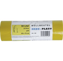 Müllbeutel Extra gelb 60 L 25er Pack-thumb-1