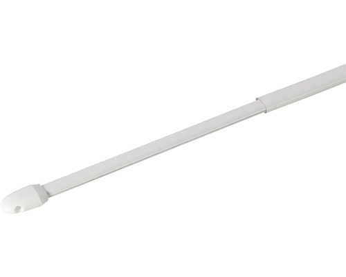 Vitragestange simple weiß 100-190 cm Ø 10 mm 2 Stk.