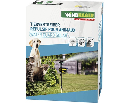 Tierabwehrgerät Windhager Wassersprinkler Solar Outdoor