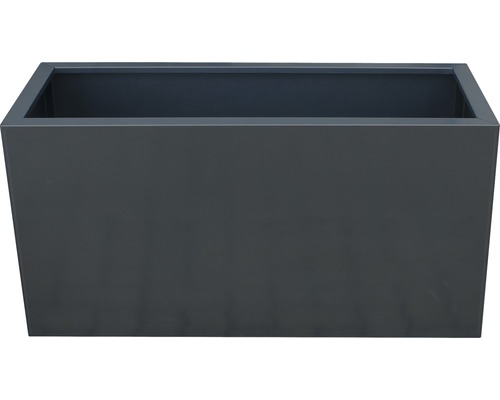 Pflanzgefäß Lotte 150 x 40 x 50 cm Metall anthrazit