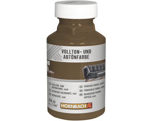 HORNBACH Voll- und Abtönfarbe mocca 250 ml-0