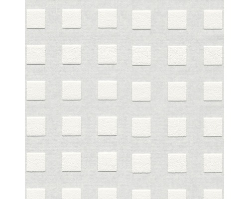 Vliestapete 3382-11 Quadrate weiß