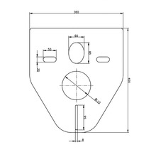 Schallschutzset für Wand WC und Bidet-thumb-1