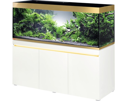 Aquariumkombination EHEIM incpiria 530 gold - Limited Edition mit Beleuchtung und Unterschrank