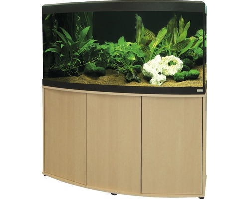 Aquariumkombination Fluval Vicenza 260 Ahorn Eco mit LED-Beleuchtung, Heizer, Filter und Unterschrank