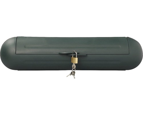 Safe-Box IP44 mit Schloß für Caravan geeignet für CEE Stecker + CEE Kupplung grün