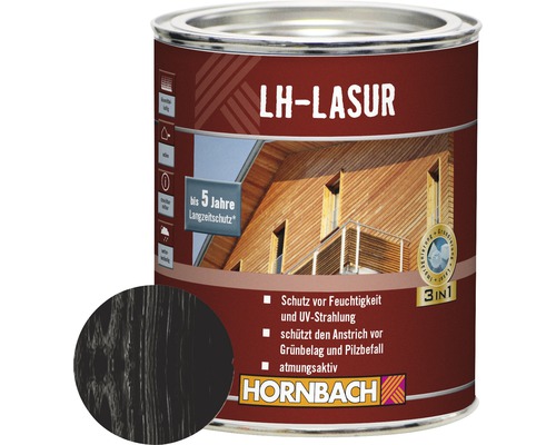 HORNBACH LH-Lasur anthrazitgrau 750 ml