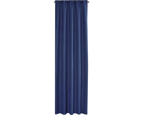 Vorhang mit Universalband Blackout blau 135x280 cm