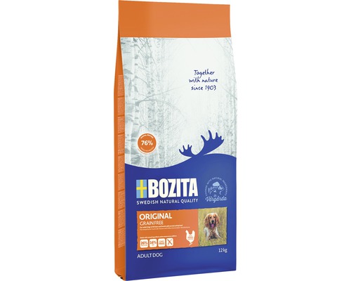 Hundefutter trocken BOZITA Original getreidefrei 12 kg-0