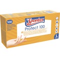 Spontex Einmalhandschuhe Protect Weiß 100er Gr. 8