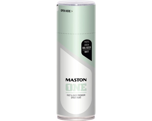 Sprühlack Maston ONE - Matt RAL 6019 Pastel Green 400 ml