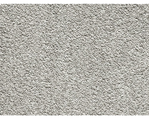 Teppichboden Kräuselvelours Romina grau 500 cm breit (Meterware)