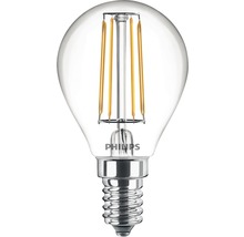 LED Tropfenlampe P45 klar E14/4,3W(40W) 470 lm 2700 K warmweiß-thumb-0