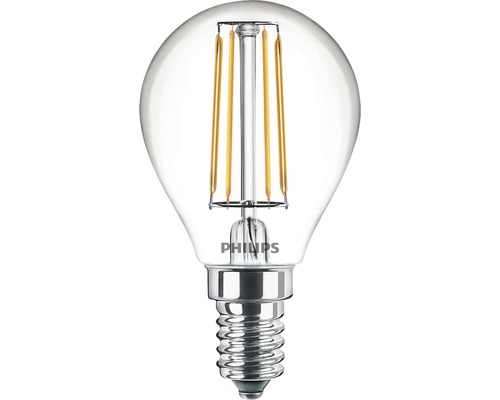 LED Tropfenlampe P45 klar E14/4,3W(40W) 470 lm 2700 K warmweiß
