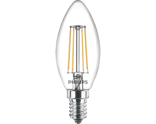 LED Kerzenlampe B35 klar E14/4,3W(40W) 470 lm 2700 K warmweiß