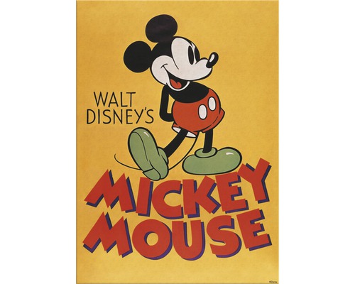 Leinwandbild Disney Mickey Retro 50x70 cm