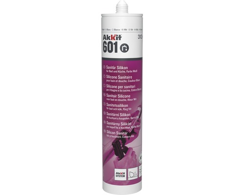 AKKIT 601 Sanitär Silikon weiß 310 ml