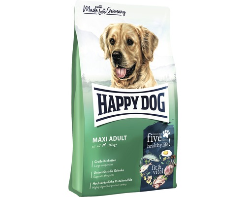 Hundefutter trocken HAPPY DOG Fit & Vital Maxi Adult 4 kg