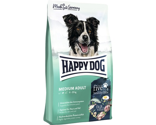 Hundefutter trocken HAPPY DOG Fit & Vital Medium 4 kg
