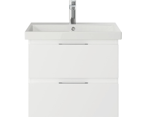Waschtischunterschrank Pelipal Serie 4035 BxHxT 56 x 48,2 cm x 43,5 cm Frontfarbe weiß glänzend 4035.155602-0