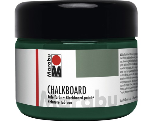 Marabu CHALKBOARD Tafelfarbe, Tafel grün 868, 225 ml