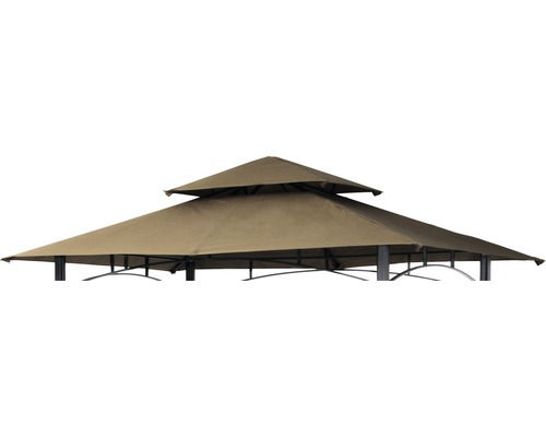 Ersatzteil Pavillondach für Grillpavillon 240 x 150 x 245 cm Polyester beige-0