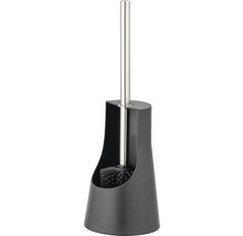 WC-Bürstengarnitur Arese schwarz mit Silikon-Bürstenkopf-thumb-2