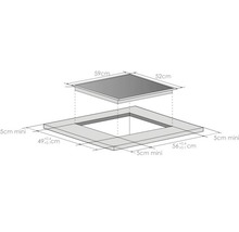 Held Möbel Küchenzeile mit Geräten Mailand 320 cm Frontfarbe grau Hochglanz Korpusfarbe graphit-thumb-18