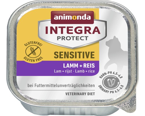 Katzenfutter nass animonda Protect Sensitive Lamm & Reis 100 g-0