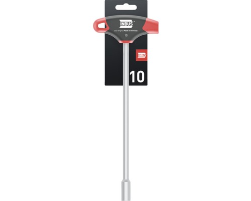 T-Griff Außensechskantschlüssel INBUS 71925 10mm mit HybridTouch