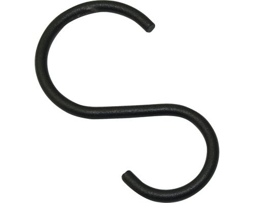 Einhängehaken Schwarz Ø 0,6 cm 