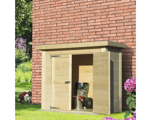 Wandschrank Classic mit Fußboden 160x77x135 cm natur