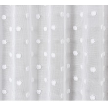 Vorhang mit Gardinenband Fluffy Dots weiss 140x255 cm-thumb-2