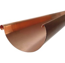 Zambelli Dachrinne Kupfer halbrund NW 127 mm 3000 mm-thumb-0