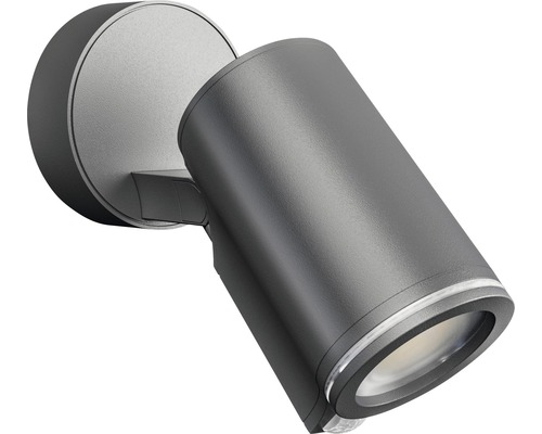 Steinel LED Sensor Wandspot 7,9W 512 lm 3000 K warmweiß L 175 mm per Bluetooth und App einstellbar Spot One SC anthrazit