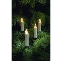 10er-Set kabellose Weihnachtsbaumkerze Krinner Lumix Basic Mini elfenbein Lichtfarbe warmweiß-thumb-2
