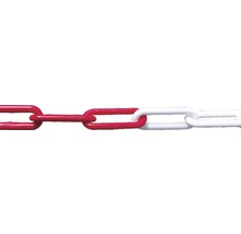 Kunststoffkette Pösamo Ø 8 mm, 25 m rot/weiß, im Beutel-thumb-0