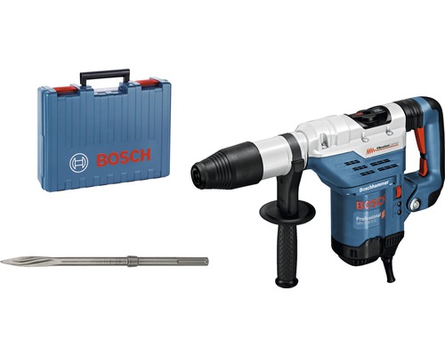 Bohrhammer mit SDS max Bosch Professional GBH 5-40 DCE inkl. Spitzmeißel und Handwerkerkoffer