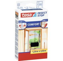 Fliegengitter Lamellentür tesa Insect Stop Comfort ohne Bohren anthrazit 2x 65x250 cm-thumb-0