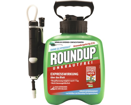 Roundup Express Unkrautfrei Fertigmischung Drucksprühgerät 2,5 L-0