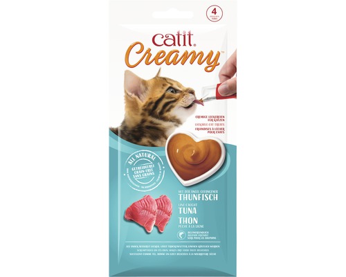 Katzensnack cat it Creamy Thunfisch 4-er Pack 40 g
