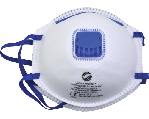 Feinstaubmaske FFP2 mit Ventil, 2er Pack