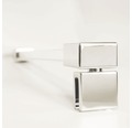 Seitenwand für Drehtür Breuer Avanta 100 cm Dekor Terrazzo Weiß Profilfarbe chrom