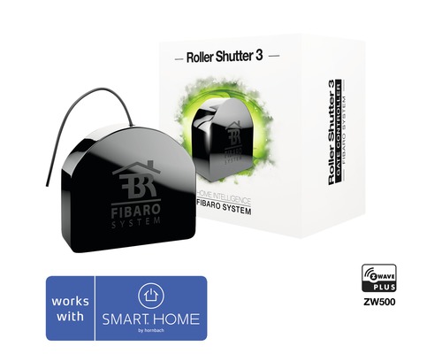 Fibaro Roller Shutter 3 Z-Wave Plus Rollladensteuerung mit Repeaterfunktion - Kompatibel mit SMART HOME by hornbach