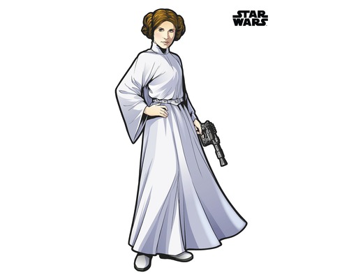 Wandtattoo Star Wars XXL Princess Leia 127 x 170 cm