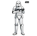 Wandtattoo Star Wars XXL Stormtrooper 127 x 188 cm